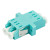 DR-541123 Адаптер оптический проходной LC-LC, OM3, дуплекс (duplex), бирюзовый