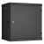 TWC-126060-R-M-BK Настенный разборный шкаф TLK 19", 12U, металлическая дверь, Ш600хВ636хГ600мм, 2 пары монтажных направляющих, черный