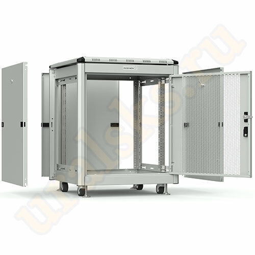 RSRO-608012/PMGY Шкаф серверный напольный 12U 600x800 перфорирированная дверь, цвет серый RSRO-608012/PMGY Шкаф серверный напольный 12U 600x800 перфорирированная дверь, цвет серый