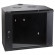TWT-CBWTG-9U-6x6-BK Шкаф настенный угловой, 9U 600x600, стеклянная дверь, черный