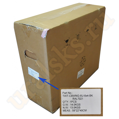 TWT-CBWNM-15U-6x4-BK Шкаф настенный Next, 15U 550x450, металлическая дверь, черный