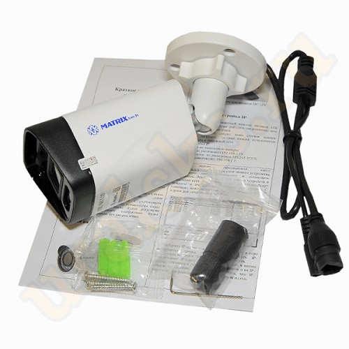 MT-CM3.0IP20X DC (3,6mm) Цветная 3.0MP 20 к./сек., 2.0MP 25 к./сек., уличная цилиндрическая IP сетевая камера с ИК подсветкой M100984