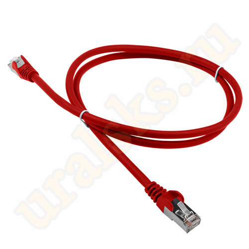 Патч-корд LAN-PC45/S5E-0.5-RD RJ45 4 пары, FTP 5е, 0.5 м, красный