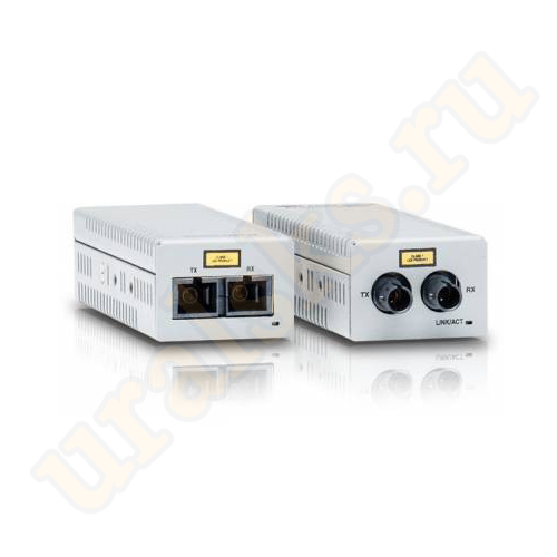 AT-DMC100/ST-50 Медиаконвертер Desktop Mini Media Converter, 100TX to 100FX ST Connector