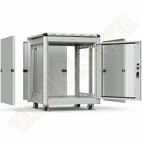 RSRO-606012/GSGY Шкаф серверный напольный 12U 600x600 стеклянная дверь серый RSRO-606012/GSGY Шкаф серверный напольный 12U 600x600 стеклянная дверь серый