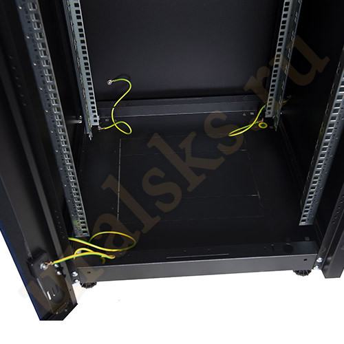 DR-700011 Шкаф напольный Datarex 19", 20U 600х800, дверь стекло, задняя стенка сплошная, черный