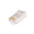 NMC-RJ88RZ50SE1-100 Коннектор NIKOMAX RJ45/8P8C, Кат.6, универсальные ножи, самозажимной, экранированный, круглый ввод, 100шт
