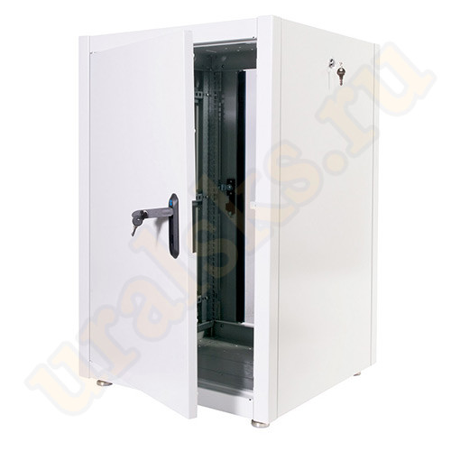 ШТК-Э-42.8.8-44АА Шкаф напольный 19" ЭКОНОМ 42U (800×800) дверь перфорированная 2шт