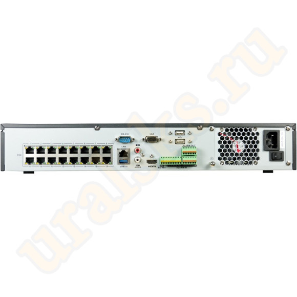 DuoStation AnyIP 32-16P IP-регистратор на 32 канала с 16 управляемыми PoE портами