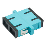 DR-541023 Адаптер оптический проходной SC-SC, OM3, дуплекс (duplex), бирюзовый DR-541023 Адаптер оптический проходной SC-SC, OM3, дуплекс (duplex), бирюзовый