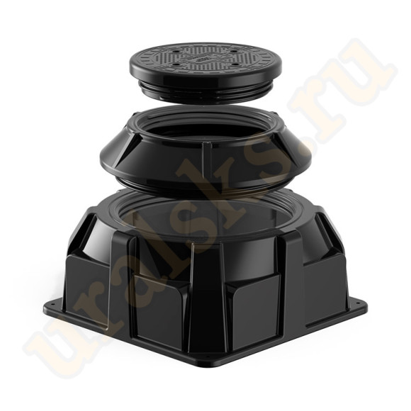 SK08020201 Пластиковый колодец КОД 2 H600 с крышкой D 560 мм