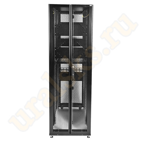 ШТК-СП-48.6.12-44АА-9005 Шкаф серверный ПРОФ 48U (600x1200) дверь перф. 2 шт., черный ШТК-СП-48.6.12-44АА-9005 Шкаф серверный ПРОФ 48U (600x1200) дверь перф. 2 шт., черный