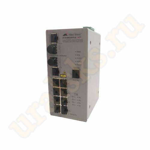 AT-IFS802SP/POE(W)-80 Коммутатор 8 Port Managed Standalone PoE Fast Ethernet Industrial Switch. External 48V Supply