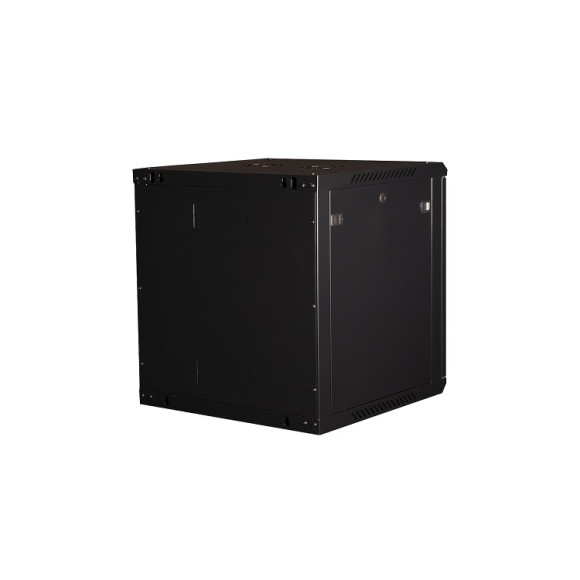 DR-633101 Шкаф 19" телекоммуникационный настенный, 12U 635х600х600 мм, дверь стекло, черный