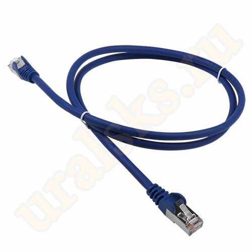 Патч-корд LAN-PC45/S5E-0.5-BL RJ45 4 пары, FTP 5е, 0.5 м, синий