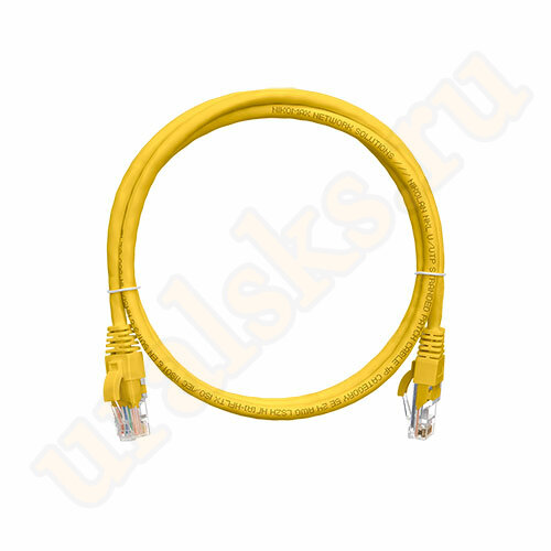 NMC-PC4UD55B-015-C-YL Коммутационный шнур NIKOMAX, U/UTP, категории 5e, LSZH, 1.5м, желтый