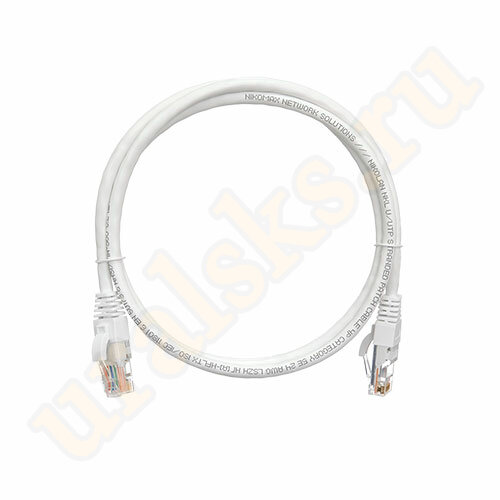 NMC-PC4UD55B-050-WT Коммутационный шнур NIKOMAX, U/UTP, категории 5e, PVC, 5м, белый