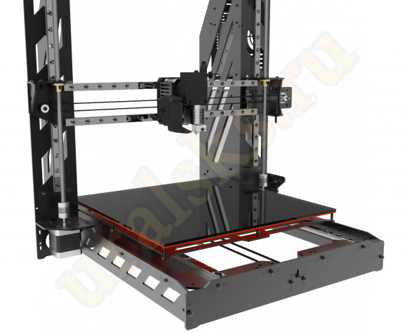 BiZon Prusa i3 Steel PRO 300х300 мм 3D принтер на рельсах BiZon Prusa i3 Steel PRO 300х300 мм 3D принтер на рельсах