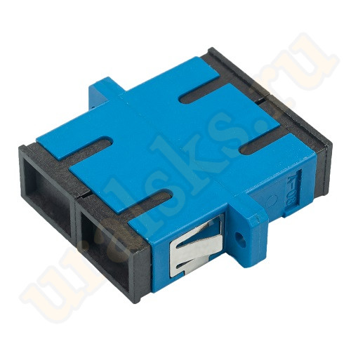 DR-541002 Адаптер оптический проходной SC-SC, OS2, дуплекс (duplex), синий