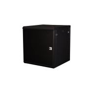 Шкаф 19" телекоммуникационный настенный, 12U 635х600х600 мм, дверь металл, черный Шкаф 19" телекоммуникационный настенный, 12U 635х600х600 мм, дверь металл, черный