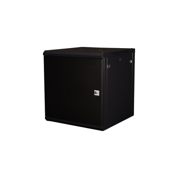 DR-643101 Шкаф 19" телекоммуникационный настенный, 12U 635х600х600 мм, дверь металл, черный