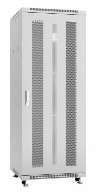 Шкаф телекоммуникационный 19" напольный 32U 600x600x1610mm (ШхГхВ) передняя и задняя перфорированные двери, ручка с замком, цвет серый (RAL 7035) Cabeus Шкаф телекоммуникационный 19" напольный 32U 600x600x1610mm (ШхГхВ) передняя и задняя перфорированные двери, ручка с замком, цвет серый (RAL 7035) Cabeus