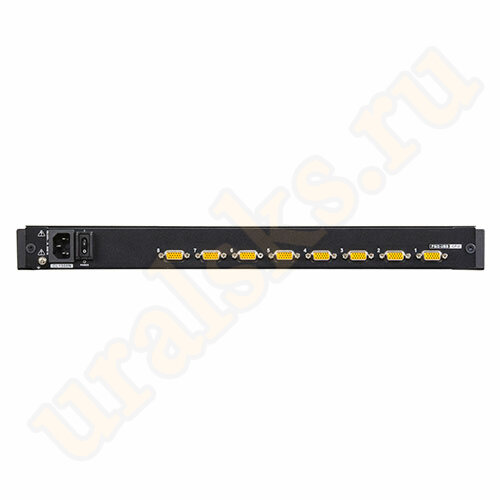 CL1308N-ATA-RG KVM консоль 19" с интерфейсами VGA, USB, PS/2