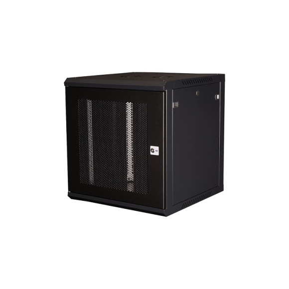 DR-653101 Шкаф 19" телекоммуникационный настенный, 12U 635х600х600 мм, дверь перфорация, черный