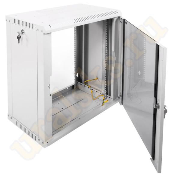 ШРН-Э-12.350 Настенный телеком шкаф 12U 600x350мм дверь стекло