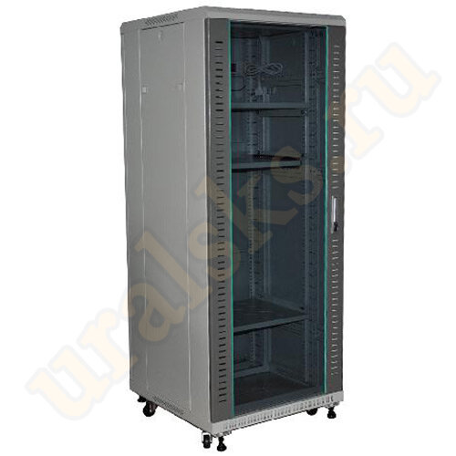 Шкаф 19" B256060GWT напольный 25U 600x600 (WT-2041B-25U-WO-600x600-G)