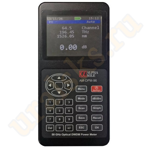 903-01-96 Измеритель оптической мощности Alpha Mile DWDM, 96 каналов