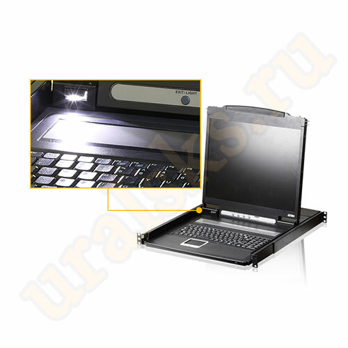 CL1000N-ATA-RG KVM Консоль 19" с интерфейсами VGA, PS/2