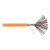 NKL 6115C-OR-M Кабель NIKOLAN U/UTP, 50 пар, Кат.5, 24 AWG, внутренний/внешний, LSZH, 1 м (EOL)