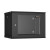 TWI-126060-R-G-BK Настенный разборный шкаф TLK 19", 12U, стеклянная дверь, Ш600хВ569хГ600мм, 2 пары монтажных направляющих, черный