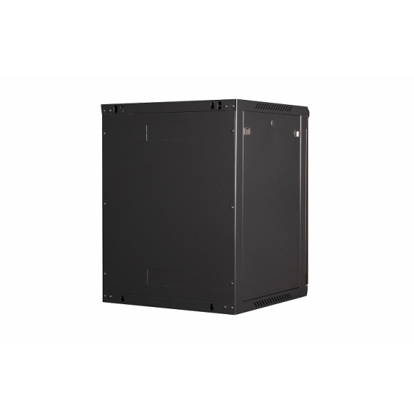 DR-654101 Шкаф 19" телекоммуникационный настенный, 15U 769х600х600 мм, дверь перфорация, черный