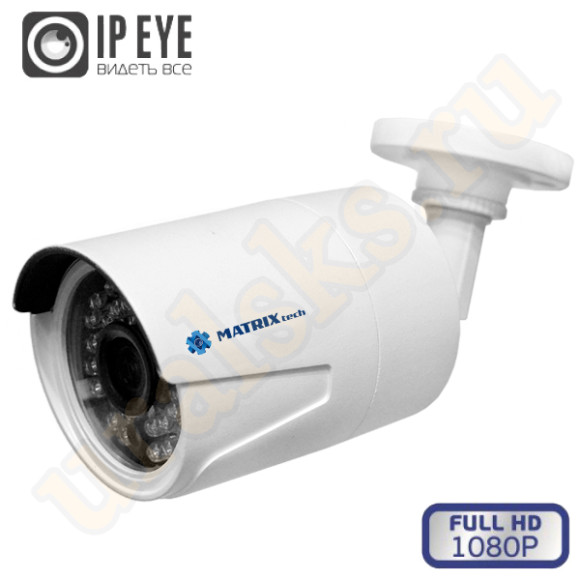 MT-CM2.0IP20F DC (2,8mm) Цветная 2.0MP Full HD 1080P 25 к./сек., уличная цилиндрическая IP сетевая камера с ИК подсветкой M131727