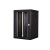 DR-635101 Шкаф 19" телекоммуникационный настенный, 18U 901х600х600 мм, дверь стекло, черный