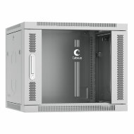 Шкаф телекоммуникационный настенный 19" 9U 600x350x501mm (ШхГхВ) дверь стекло Cabeus Шкаф телекоммуникационный настенный 19" 9U 600x350x501mm (ШхГхВ) дверь стекло Cabeus
