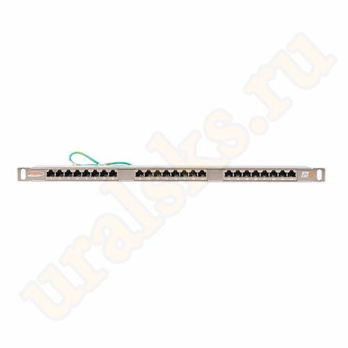 NMC-RP24SE2-HU-MT Патч-панель NIKOMAX экранированная , 24 порта, 19", 0,5U, категория 6