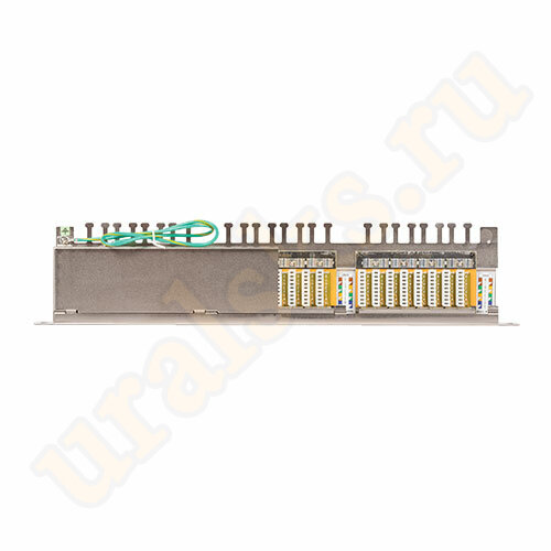 NMC-RP24SE2-HU-MT Патч-панель NIKOMAX экранированная , 24 порта, 19", 0,5U, категория 6