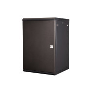 Шкаф 19" телекоммуникационный настенный, 18U 901х600х600 мм, дверь металл, черный Шкаф 19" телекоммуникационный настенный, 18U 901х600х600 мм, дверь металл, черный