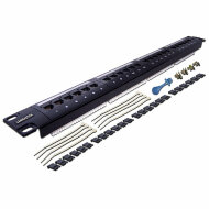 Патч-панель LANMASTER 19", 24 порта RJ-45, категория 5e, UTP, 1U Патч-панель LANMASTER 19", 24 порта RJ-45, категория 5e, UTP, 1U