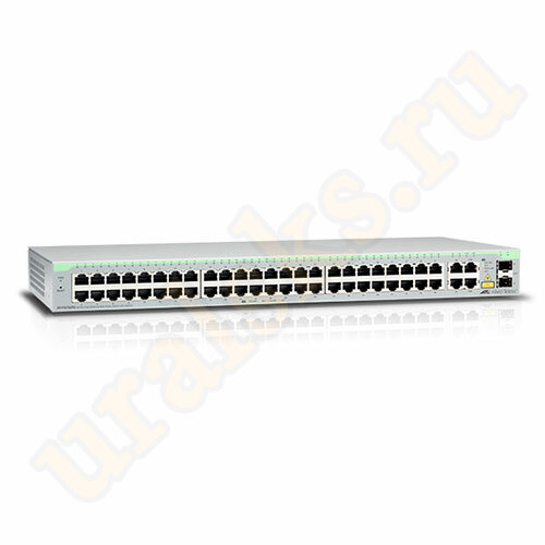 AT-FS750/52-50 Коммутатор 48  Port Fast Ethernet WebSmart Switch with 4 uplink ports (2  x 10/100/1000T and  2 x SFP-10/100/1000T Combo ports)