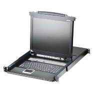 CL5716M-ATA-RG KVM Консоль с переключателем 17" с интерфейсами VGA, USB (SPHD), PS/2 CL5716M-ATA-RG KVM Консоль с переключателем 17" с интерфейсами VGA, USB (SPHD), PS/2