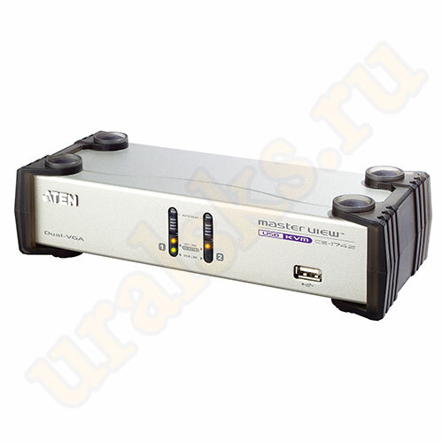 CS1742C-AT Настольный KVM Переключатель VGA, USB