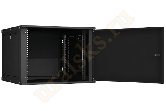TWI-096060-R-M-BK Настенный разборный шкаф TLK 19", 9U, цельнометаллическая дверь, Ш600хВ436хГ600мм, 2 пары монтажных направляющих, черный TWI-096060-R-M-BK Настенный разборный шкаф TLK 19", 9U, цельнометаллическая дверь, Ш600хВ436хГ600мм, 2 пары монтажных направляющих, черный