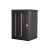 DR-655101 Шкаф 19" телекоммуникационный настенный, 18U 901х600х600 мм, дверь перфорация, черный