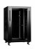 Cabeus SH-05C-18U60/100-BK Шкаф монтажный телекоммуникационный 19" напольный для распределительного и серверного оборудования 18U 600x1000x988mm (ШхГхВ) передняя стеклянная и задняя сплошная металлическая двери, ручка с замком, цвет черный (RAL 9004)
