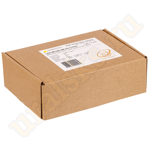 LAN-MCSB-2M-24LC/OM4 MPO кассета OM4, 24xLC, тип B, низкие потери, черная Lanmaster LAN-MCSB-2M-24LC/OM4 MPO кассета OM4, 24xLC, тип B, низкие потери, черная Lanmaster