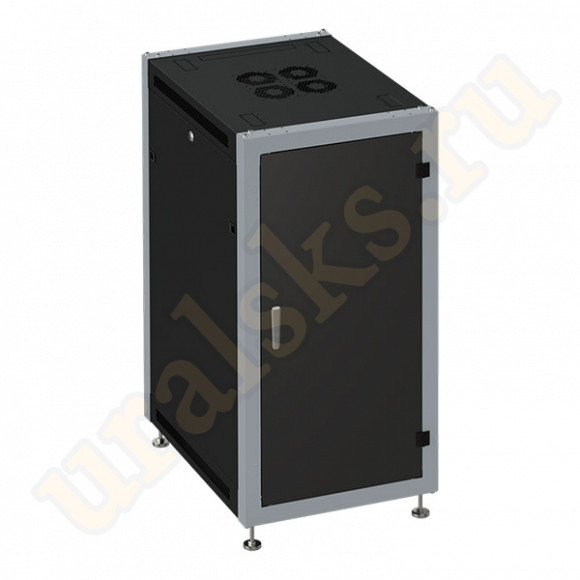 SL 6627.922 Шкаф монтажный телекоммуникационный 19" напольный 27U 600x600x800mm, передняя дверь металлическая, цвет чёрный SL 6627.922 Шкаф монтажный телекоммуникационный 19" напольный 27U 600x600x800mm, передняя дверь металлическая, цвет чёрный